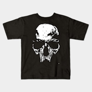 White skull, skull pattern. Kids T-Shirt